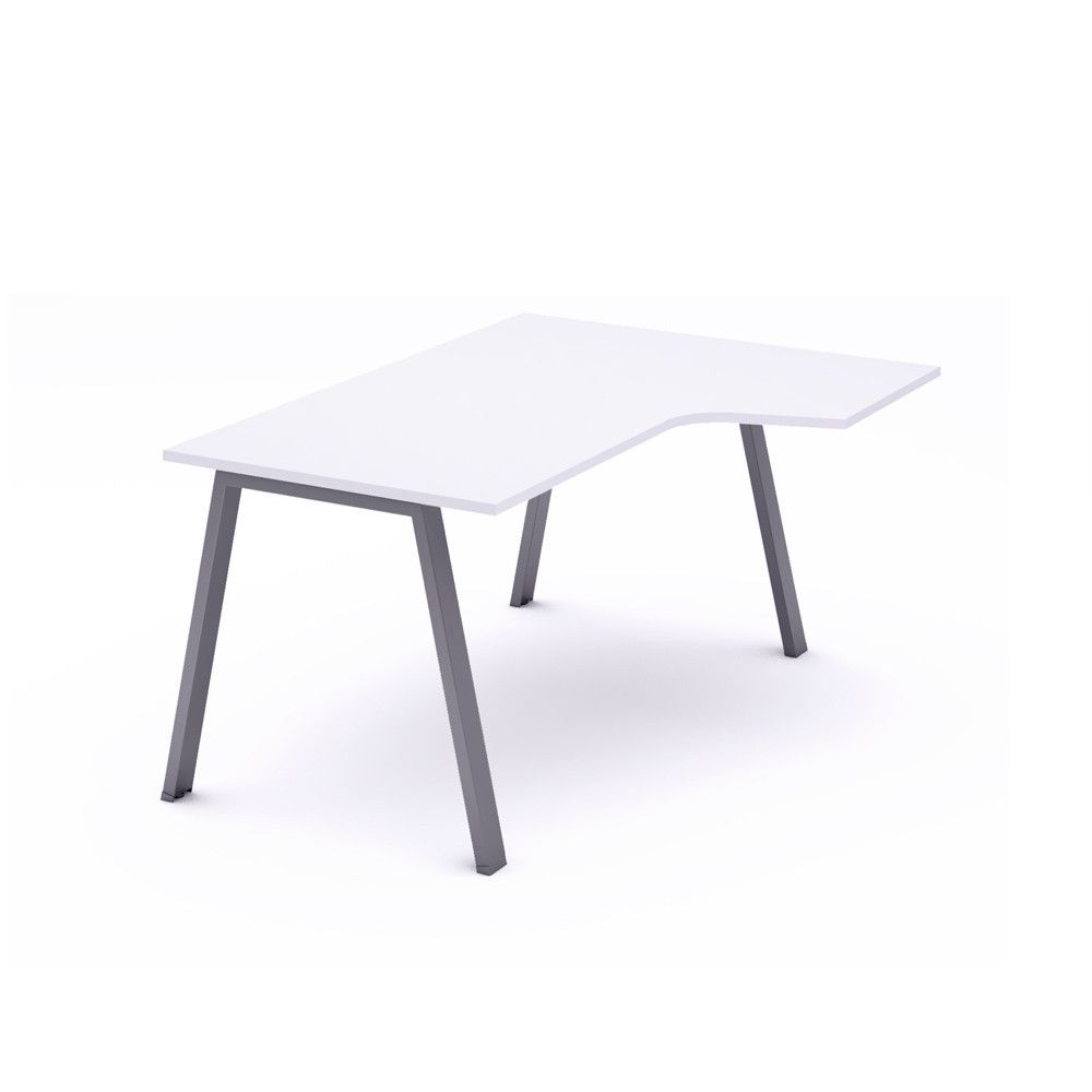 Kit Mesa Blanca L Derecha 180 x 120 Antracita/Blanco