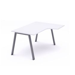 Kit Mesa Blanca L Derecha 180 x 120 Antracita/Blanco