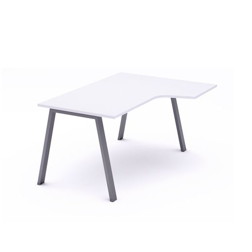 Kit Mesa Blanca L Derecha 180 x 120 Antracita/Blanco