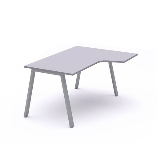 Kit Mesa Blanca L Derecha 180 x 120 Antracita/Gris