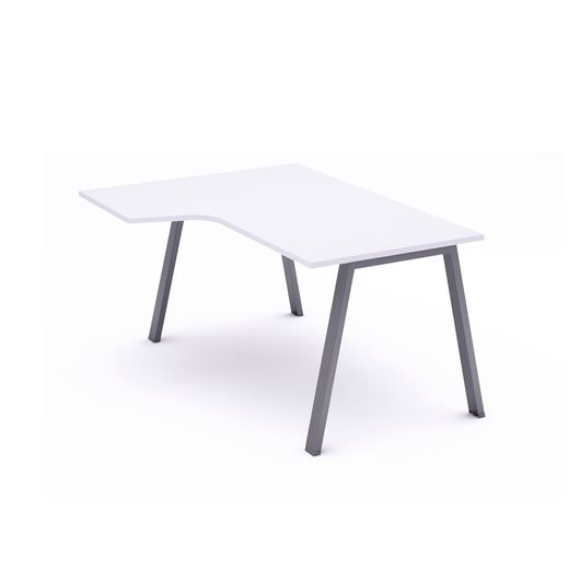 Kit Mesa Blanca L Izquierda 160 x 120 Antracita/Blanco