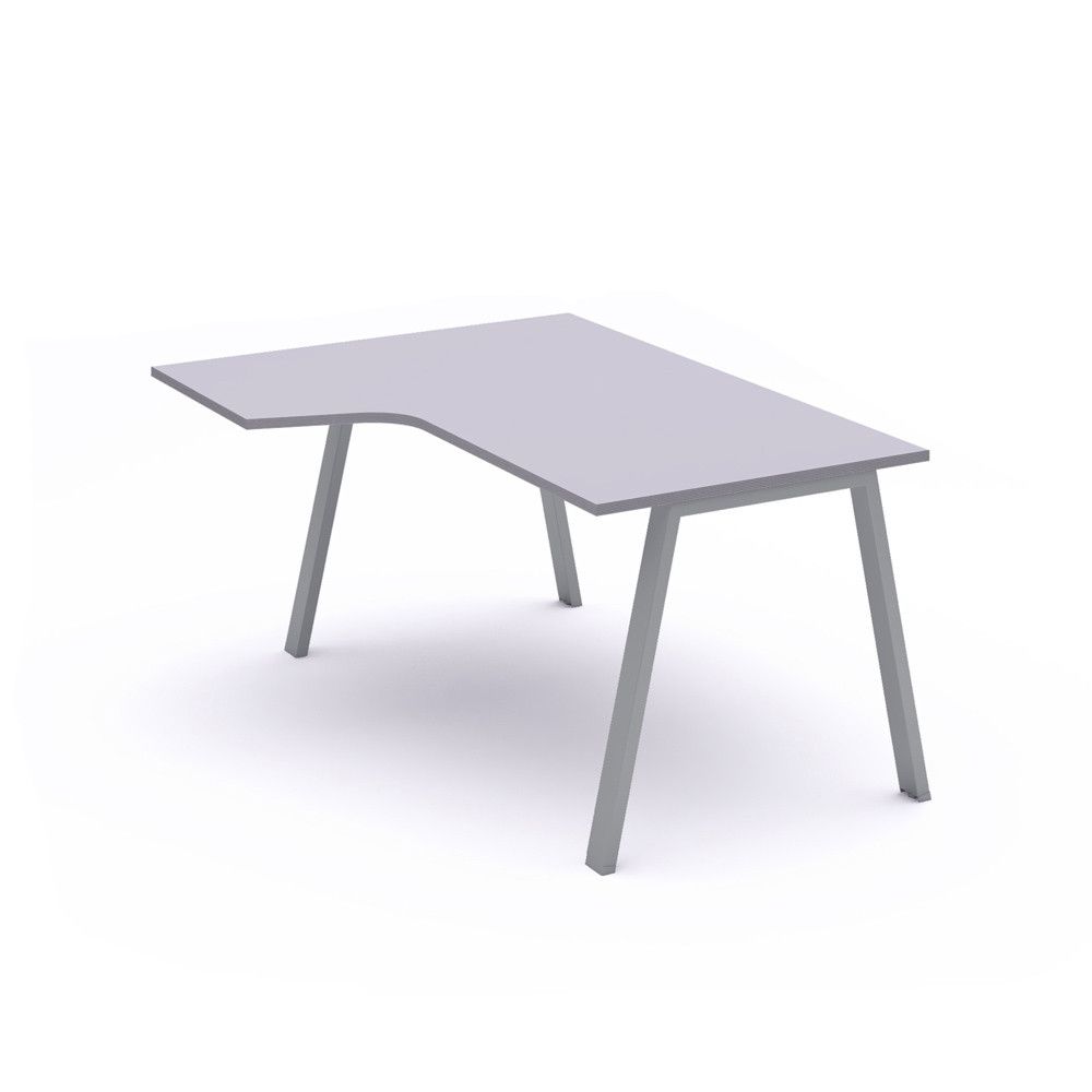 Kit Mesa Blanca L Izquierda 160 x 120 Antracita/Gris