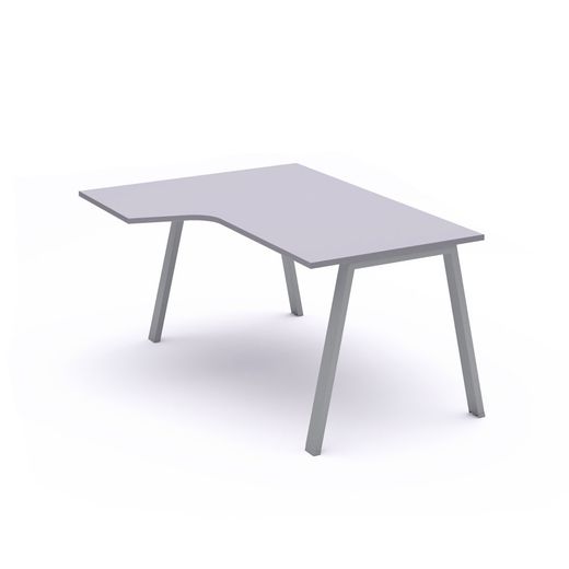 Kit Mesa Blanca L Izquierda 160 x 120 Antracita/Gris