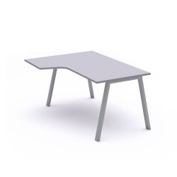 Kit Mesa Blanca L Izquierda 180 x 120 Antracita/Gris