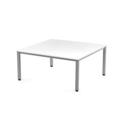 Kit Mesa Executive 120 x 120 Aluminio/Blanco