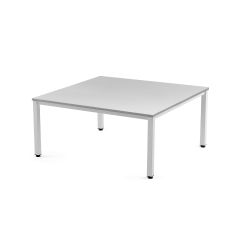 Kit Mesa Executive 120 x 120 Blanco/ Gris