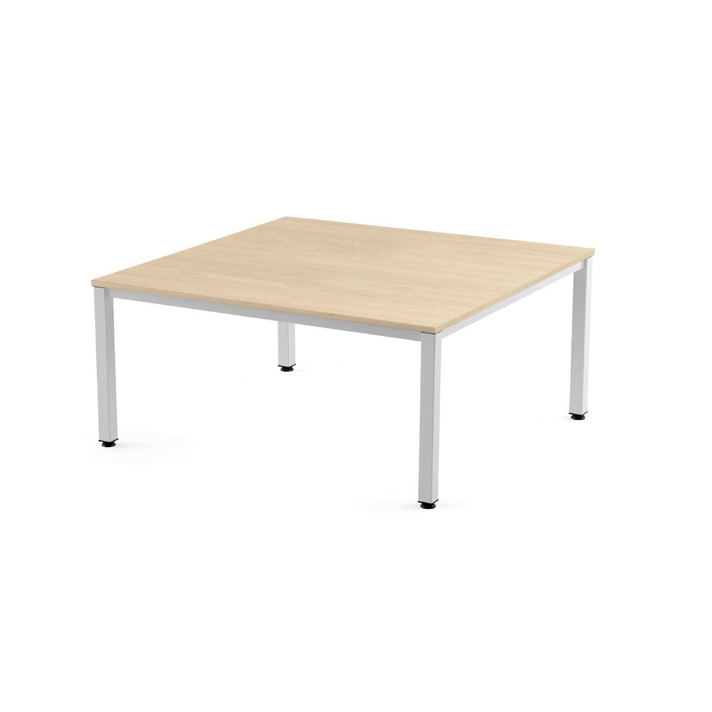 Kit Mesa Executive 120 x 120 Blanco/ Haya