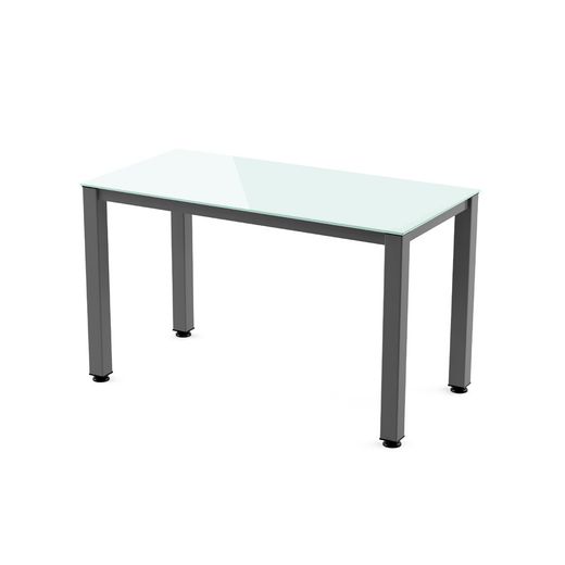 Kit Mesa Executive 120 x 60 Antracita / Cristal Blanco