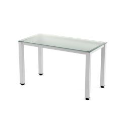 Kit Mesa Executive 120 x 60 Blanco / Cristal