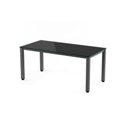 Kit Mesa Executive 140 x 80 Antracita / Cristal Negro