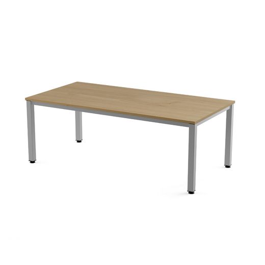 Kit Mesa Executive 200 x 100 Aluminio / Roble