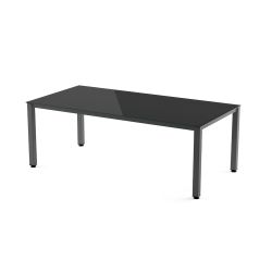 Kit Mesa Executive 200 x 100 Antracita/ Cristal Negro