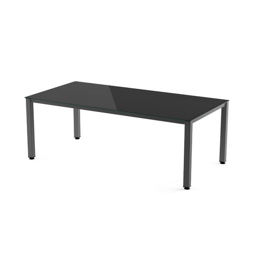 Kit Mesa Executive 200 x 100 Antracita/ Cristal Negro