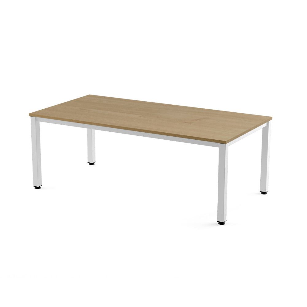 Kit Mesa Executive 200 x 100 Blanco/ Roble