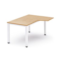 Kit Mesa Executive L Derecha 180 x 120 Blanco/Haya