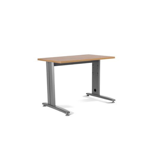 Kit Mesa Metal 120 x 60 Aluminio / Roble