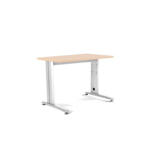 Kit Mesa Metal 120 x 60 Blanco / Haya