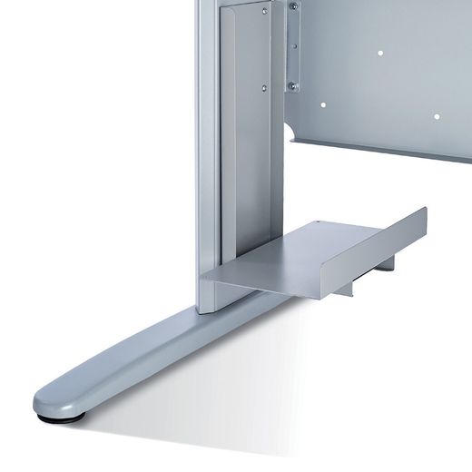 Kit Mesa Metal 120X60 Aluminio / Gris