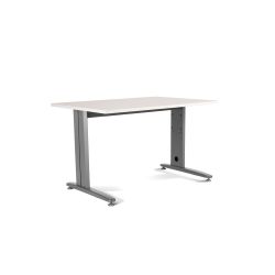 Kit Mesa Metal 140 x 80 Aluminio / Blanco