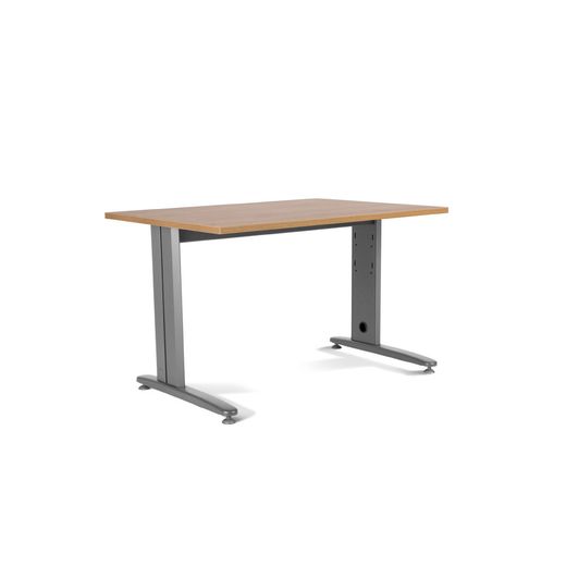 Kit Mesa Metal 140 x 80 Aluminio / Roble