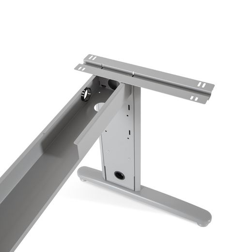 Kit Mesa Metal 140X80 Aluminio / Gris