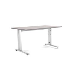 Kit Mesa Metal 160 x 80 Blanco / Gris