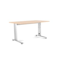 Kit Mesa Metal 160 x 80 Blanco / Haya