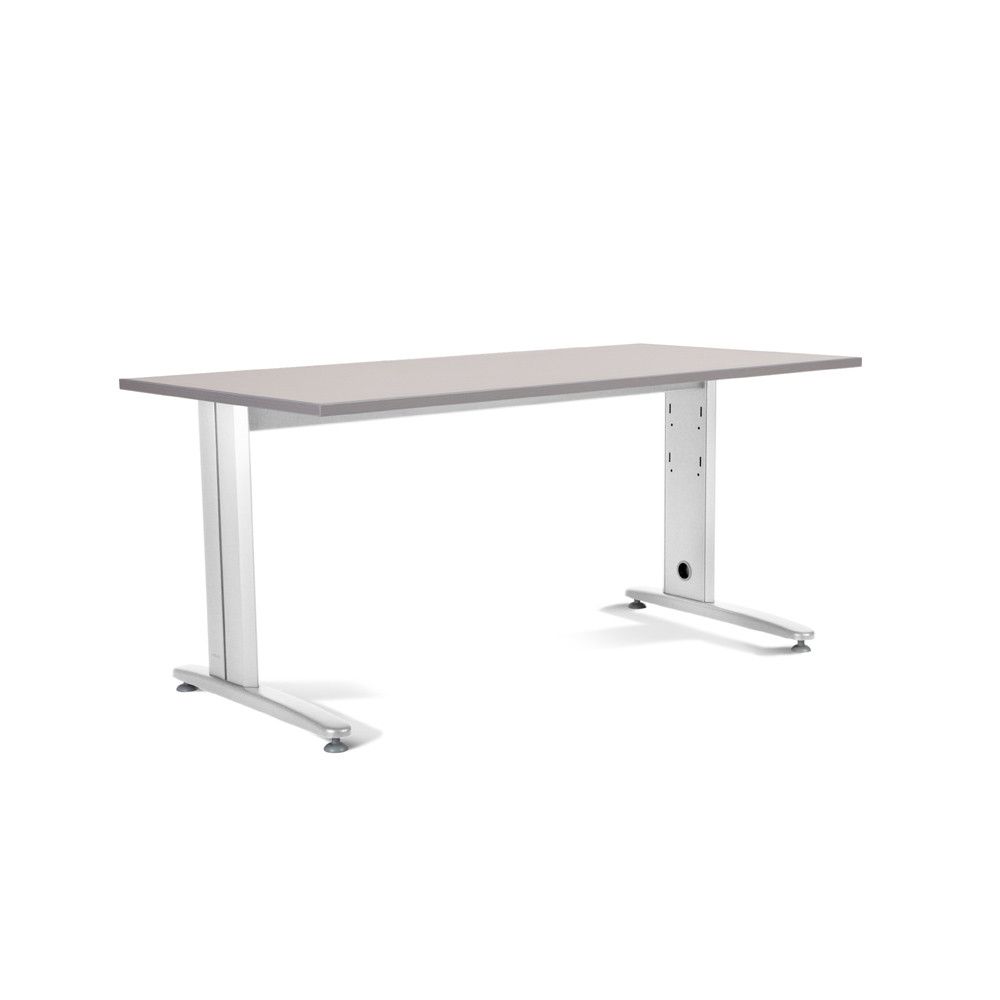 Kit Mesa Metal 180 x 80 Blanco / Gris