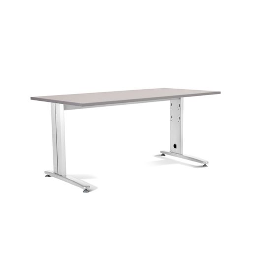 Kit Mesa Metal 180 x 80 Blanco / Gris