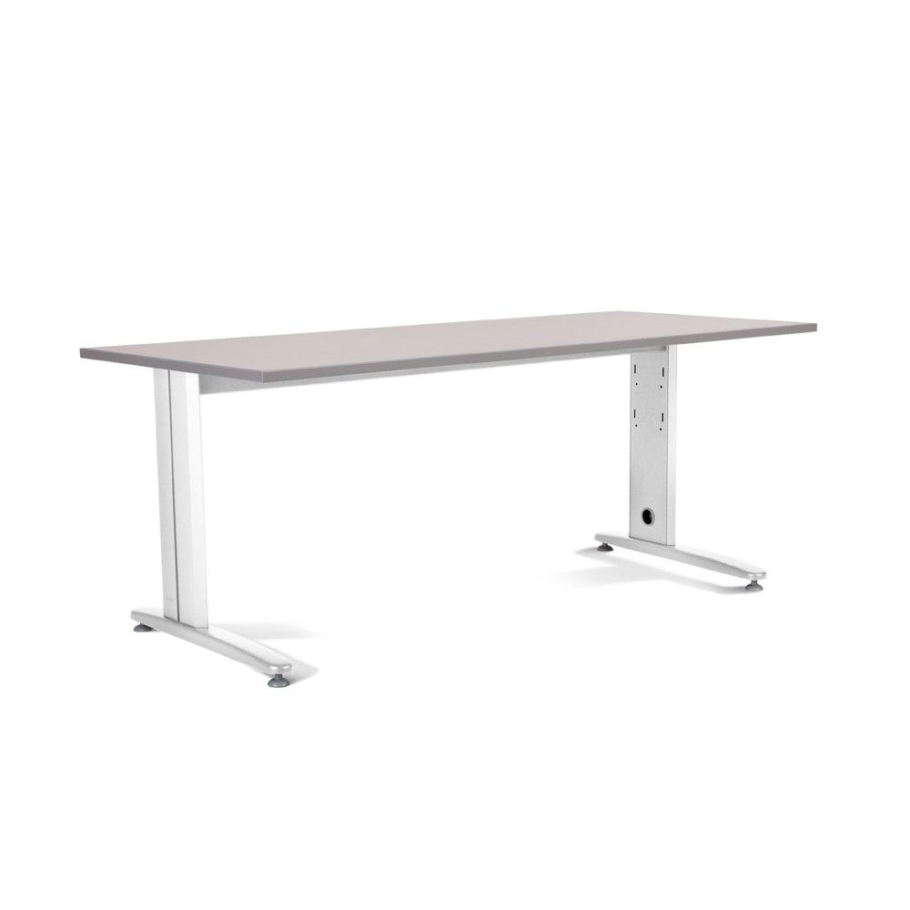 Kit Mesa Metal 200 x 80 Blanco / Gris