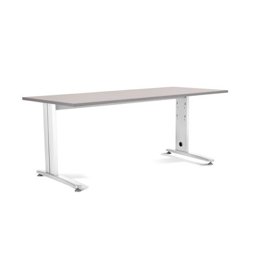 Kit Mesa Metal 200 x 80 Blanco / Gris