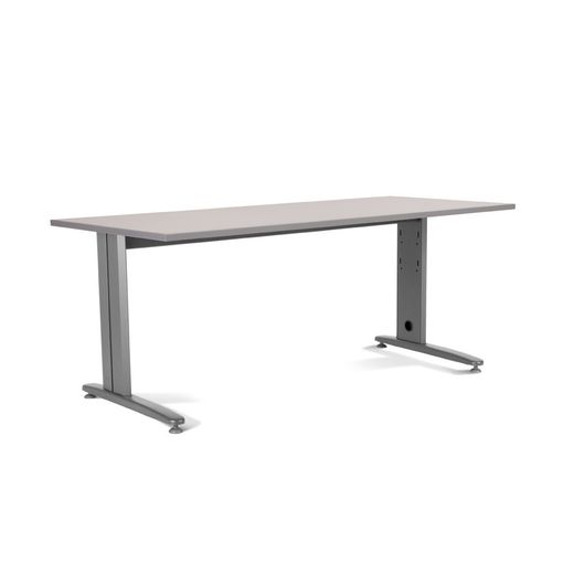 Kit Mesa Metal 200X80 Aluminio / Gris