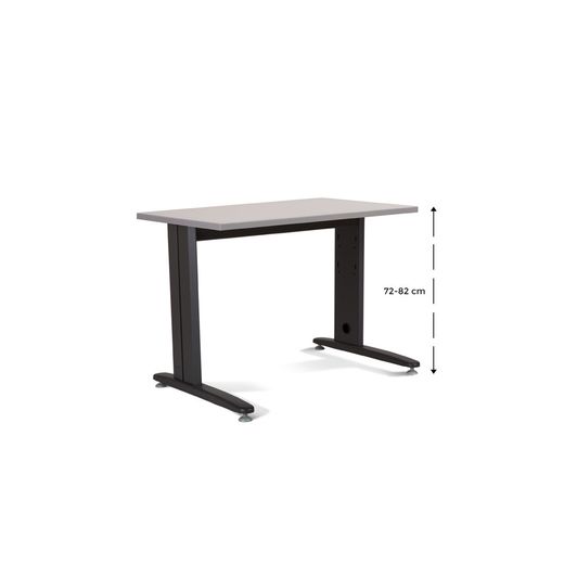 Kit Mesa Metal Ajustable 120 x 60 Antracita / Gris