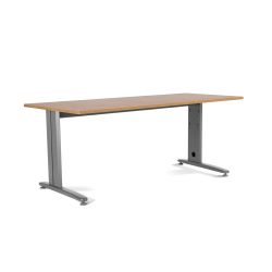 Kit Mesa Metal Ajustable 140 x 80 Blanco / Gris