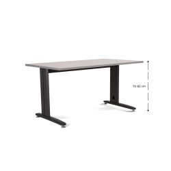 Kit Mesa Metal Ajustable 160 x 80 Antracita / Gris