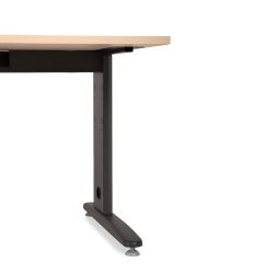 Kit Mesa Metal Ajustable 160 x 80 Antracita / Roble