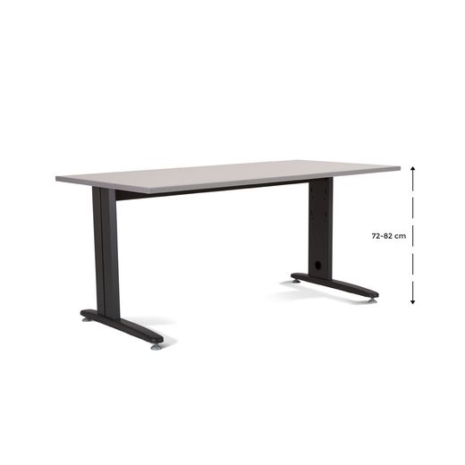 Kit Mesa Metal Ajustable 180 x 80 Antracita / Gris