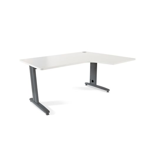 Kit Mesa Metal L Derecha 160 x 120 Antracita/Blanco