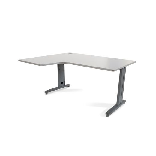 Kit Mesa Metal L Izquierda 160 x 120 Antracita/Gris