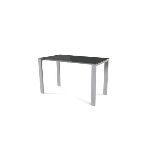 Kit Mesa Total 120 x 60 Aluminio / Cristal Negro