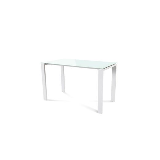 Kit Mesa Total 120 x 60 Blanco / Cristal Blanco