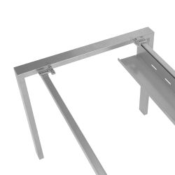 Kit Mesa Total 120 x 60 Blanco / Gris