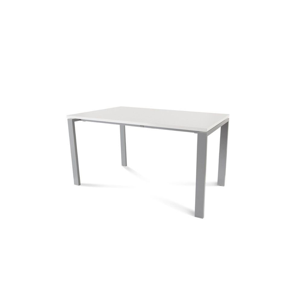 Kit Mesa Total 140 x 80 Aluminio / Blanco