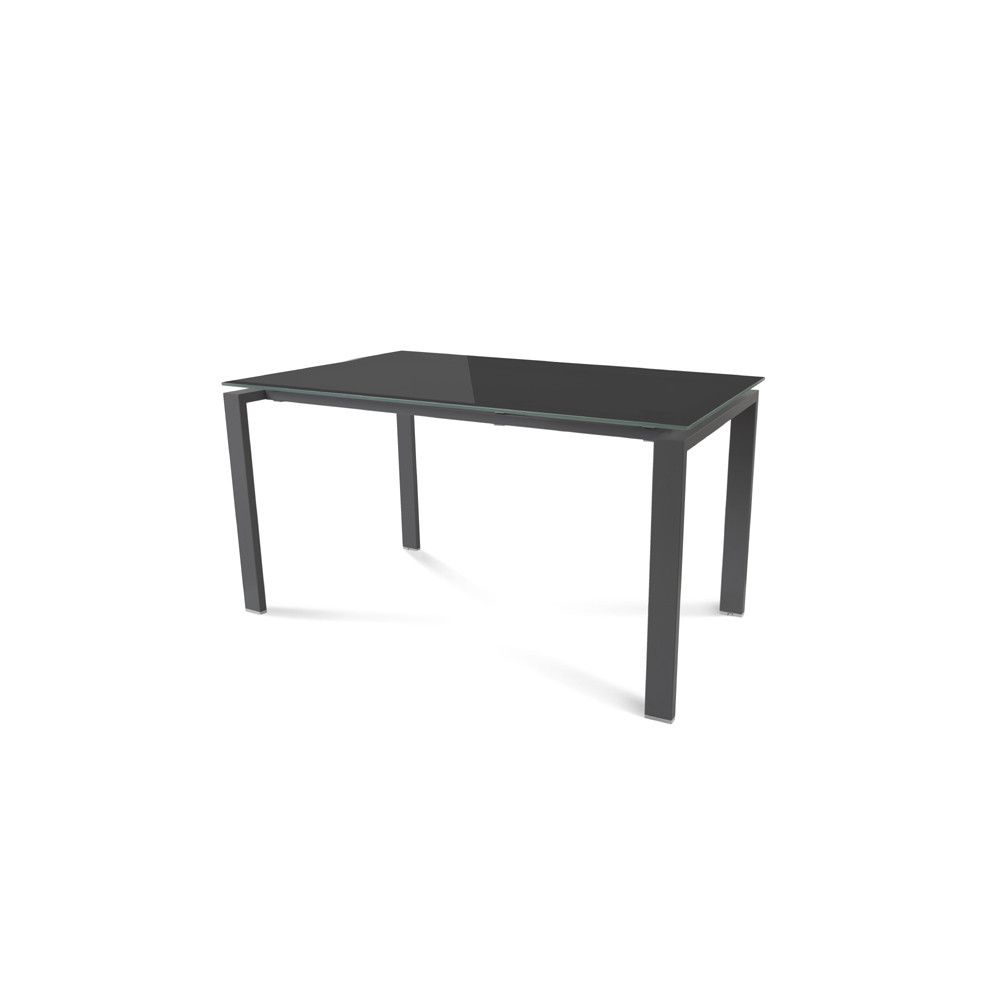 Kit Mesa Total 140 x 80 Antracita / Cristal Negro