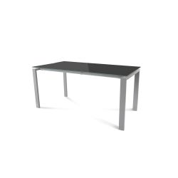 Kit Mesa Total 160 x 80 Aluminio/ Cristal Negro