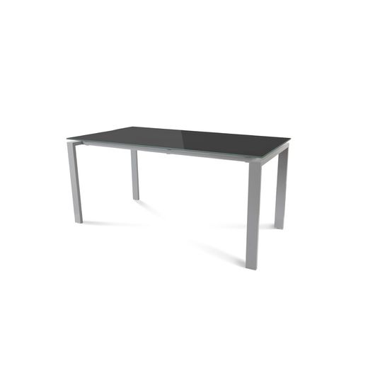 Kit Mesa Total 160 x 80 Aluminio/ Cristal Negro