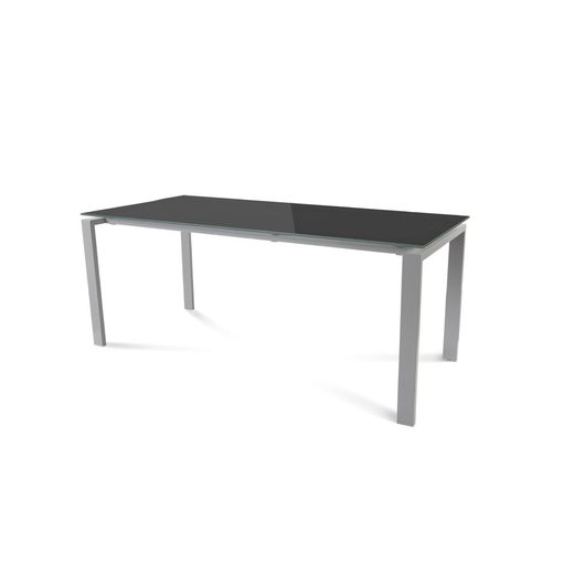 Kit Mesa Total 180 x 80 Aluminio/ Cristal Negro