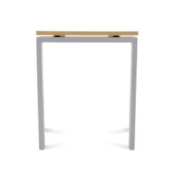 Kit Mesa Total 180 x 80 Aluminio/ Cristal Negro