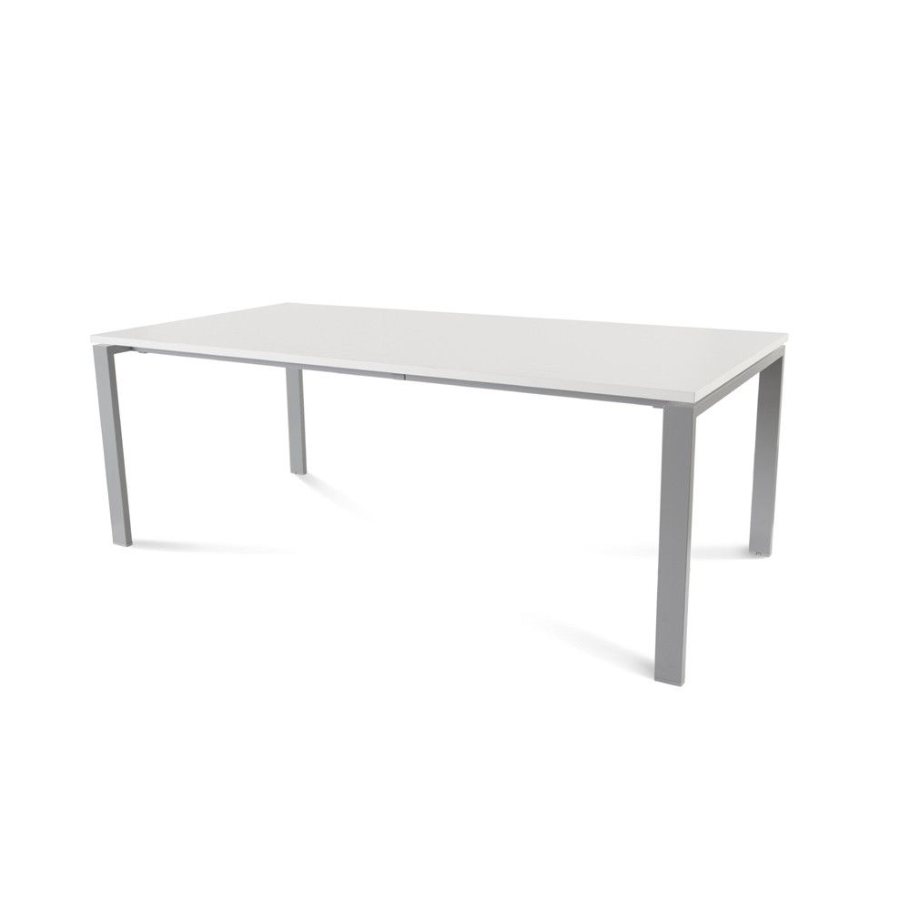 Kit Mesa Total 200 x 100 Aluminio/Blanco