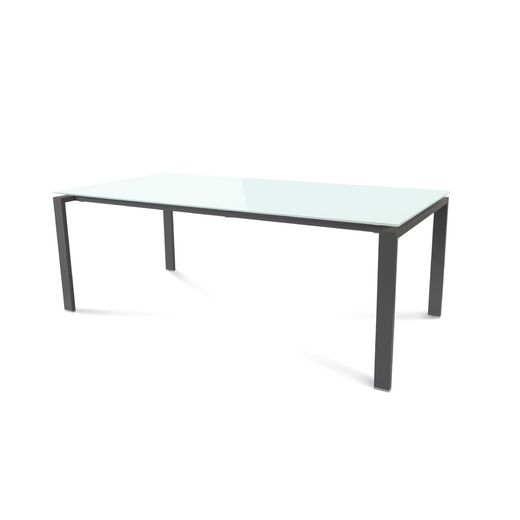 Kit Mesa Total 200 x 100 Antracita/ Cristal Blanco